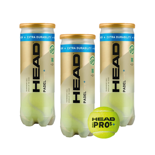 Head Pro S+ padel balls (Pack x3) Padelbúðin