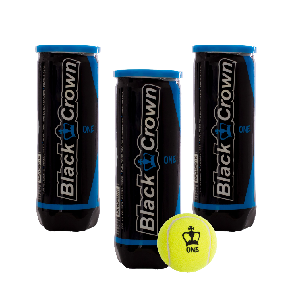 Black Crown One Padel boltar (pakki x3)