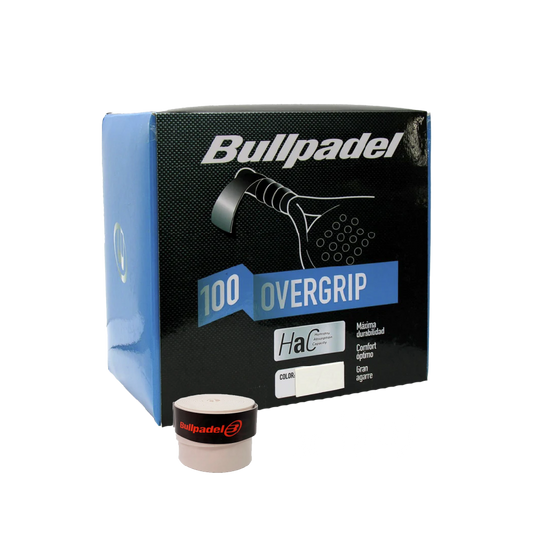 Bullpadel  overgrip Hac White (Pack x10) Padelbúðin